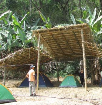 Zona de camping de Pisloy